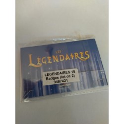 POCHETTE DE BADGES LES LEGENDAIRES