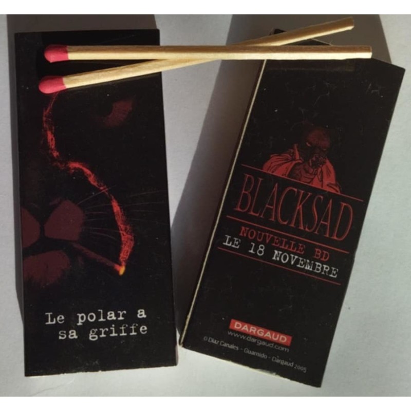 BOITE D'ALLUMETTES BLACKSAD - GUARNIDO CANALES - DARGAUD